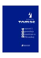 Stavovi i potrošnja nautičara u Hrvatskoj: TOMAS nautika 2004.