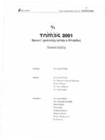 Stavovi i potrošnja turista u Hrvatskoj - TOMAS Ljeto 2001: osnovni izvještaj