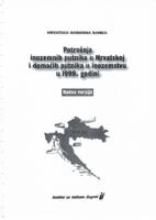 Potrošnja inozemnih putnika u Hrvatskoj i domaćih putnika u inozemstvu u 1999. godini : radna verzija