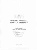 Tomas 97 : stavovi i potrošnja turista u Hrvatskoj : posebni izvještaj: 'Novi' i 'stalni' gosti