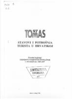 Tomas 97 : stavovi i potrošnja turista u Hrvatskoj : posebni izvještaj: Trendovi turističke potražnje i potrošnje 1987-1997