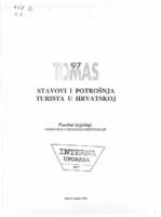 Tomas 97 : stavovi i potrošnja turista u Hrvatskoj : posebni izvještaj: Prednosti i nedostaci destinacije