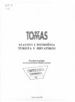 Tomas 97 : stavovi i potrošnja turista u Hrvatskoj : posebni izvještaj: Socio-ekonomski profil gostiju
