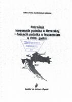 Potrošnja inozemnih putnika u Hrvatskoj i domaćih putnika u inozemstvu u 1998. godini