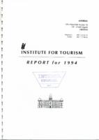 Institute for tourism : report for 1994