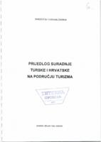 Prijedlog suradnje Turske i Hrvatske na području turizma