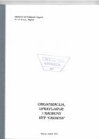 Organizacija, upravljanje i kadrovi HTP 'Croatia'