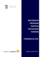 prikaz prve stranice dokumenta Nacionalni program razvoja socijalnog turizma : turizam za sve