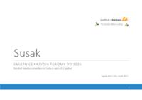 prikaz prve stranice dokumenta Susak - smjernice razvoja turizma do 2020. ~ rezultati radionice provedene na Susku u rujnu 2012. godine.