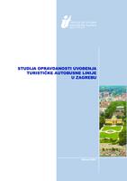 prikaz prve stranice dokumenta Studija opravdanosti uvođenja turističke autobusne linije u Zagrebu.