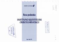 prikaz prve stranice dokumenta Baza podataka 'Smještajno-ugostiteljski objekti u Hrvatskoj'