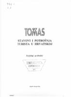 prikaz prve stranice dokumenta Tomas 97 : stavovi i potrošnja turista u Hrvatskoj : izvještaj za Orebić