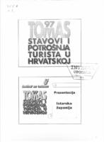 prikaz prve stranice dokumenta Tomas 97 : stavovi i potrošnja turista u Hrvatskoj : Istarska županija : folije s prezentacije