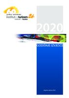 prikaz prve stranice dokumenta Institut za turizam : godišnje izvješće 2020.