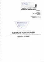prikaz prve stranice dokumenta Institute for tourism : report for 1995