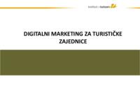 prikaz prve stranice dokumenta Digitalni marketing za turističke zajednice