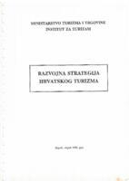 prikaz prve stranice dokumenta Razvojna strategija hrvatskog turizma