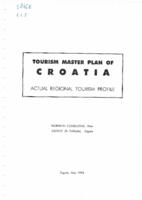 prikaz prve stranice dokumenta Tourism master plan of Croatia : actual regional tourism profile